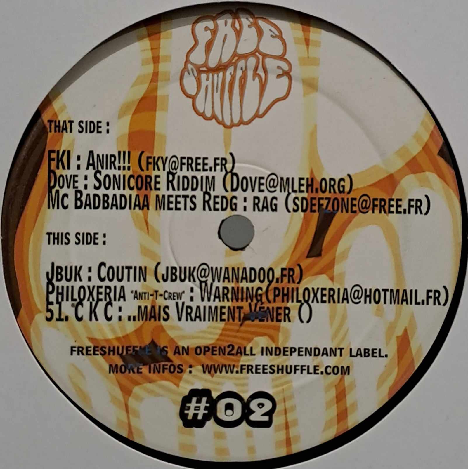 Free Shuffle 02 - vinyle Ragga